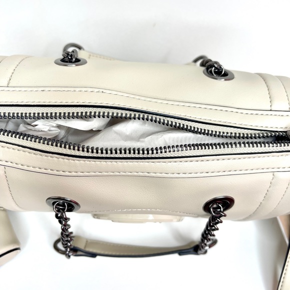 Steve Madden purse with AirPod case tan crossbody bag 2 straps chain strap - Picture 5 of 5